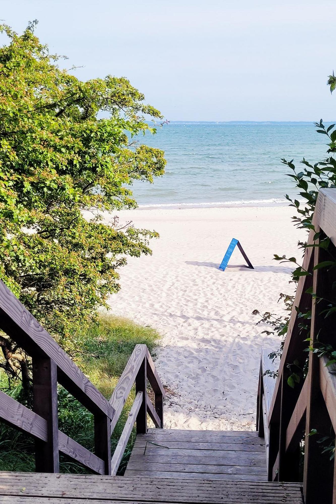 Ferienwohnung Mit Meerblick Und Terrasse - Nur 50 Meter Zum Strand - Inklusive Eigenem Parkplatz Und Fahrradunterstellplatz Sierksdorf Εξωτερικό φωτογραφία