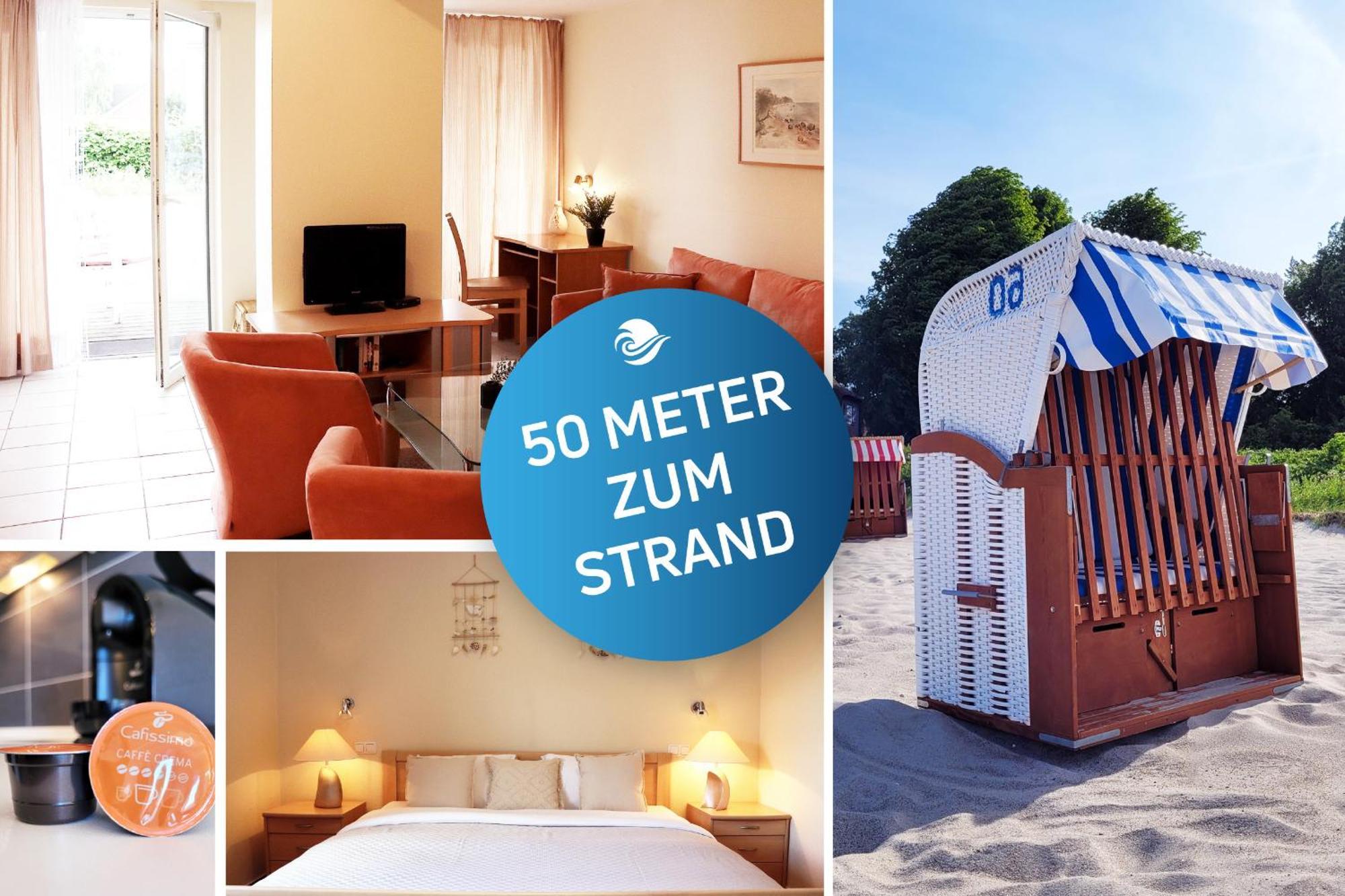 Ferienwohnung Mit Meerblick Und Terrasse - Nur 50 Meter Zum Strand - Inklusive Eigenem Parkplatz Und Fahrradunterstellplatz Sierksdorf Εξωτερικό φωτογραφία
